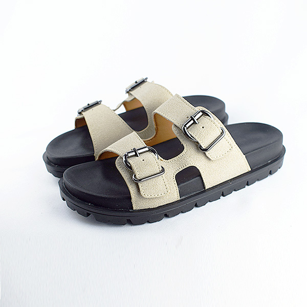 Sandale pour femme 029 beige daim ..........    sandales femme Maroc